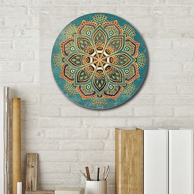 Courtside Market Boho Medallion I Circular Board Wall Art