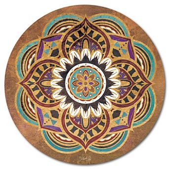 Courtside Market Boho Medallion II Circular Board Wall Art