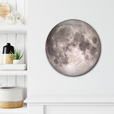 Courtside Market Full Moon Circular Board Wall Art