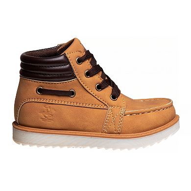 Beverly Hills Polo Club Boys' Moc Toe Ankle Boots