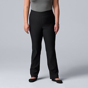 Plus Size Simply Vera Vera Wang Simply Modern Bootcut Pants
