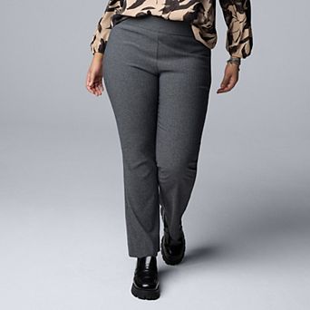 Plus Size Simply Vera Vera Wang Simply Modern Bootcut Pants