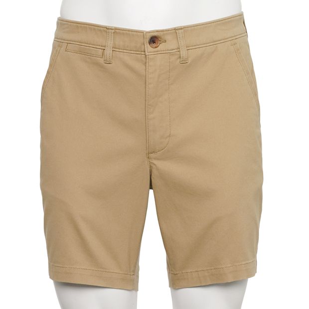 kohls mens khaki shorts