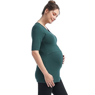 Maternity Pokkori Tiered Nursing Top