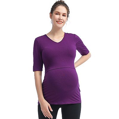 Maternity Pokkori Tiered Nursing Top