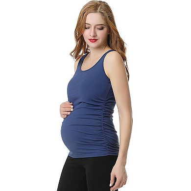 Maternity Pokkori Ruched Active Tank Top