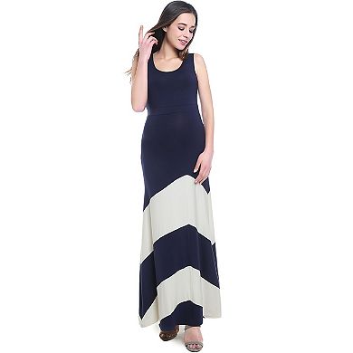 Maternity Pokkori Colorblock Maxi Dress