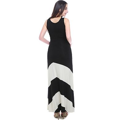 Maternity Pokkori Colorblock Maxi Dress