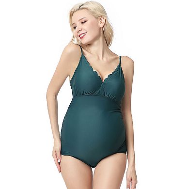 Maternity Pokkori UPF 50+ Ruched One-Piece Swimsuit