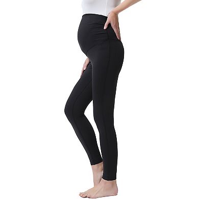 Maternity Pokkori Daily Essential Over-the-Belly Ankle Leggings