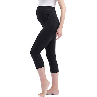 Maternity Pokkori Daily Essential Over-the-Belly Capri Leggings