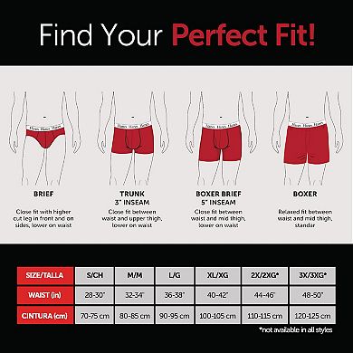 Big & Tall Hanes® 3 Pack Ultimate Big Man Comfort Flex Fit Total Support Pouch Boxer Brief Underwear