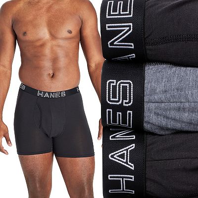 Big & Tall Hanes 3-Pack Ultimate Big Man Comfort Flex Fit with Total Support Pouch Boxer Briefs