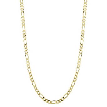 Sunkissed Sterling Figaro Chain Necklace