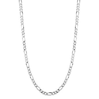 Sunkissed Sterling Figaro Chain Necklace