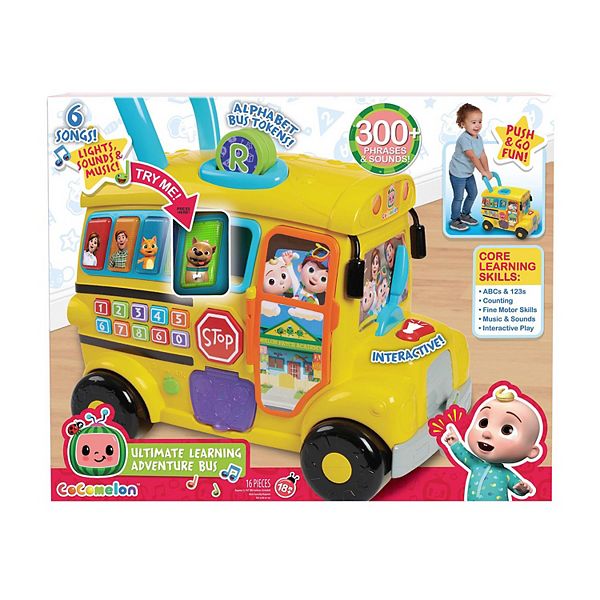 Learning bus hot sale toy