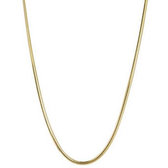 Sunkissed Sterling Snake Chain Necklace