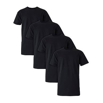 Big & Tall Hanes 4-Pack Tall Man Ultimate Cotton Crewneck Undershirt