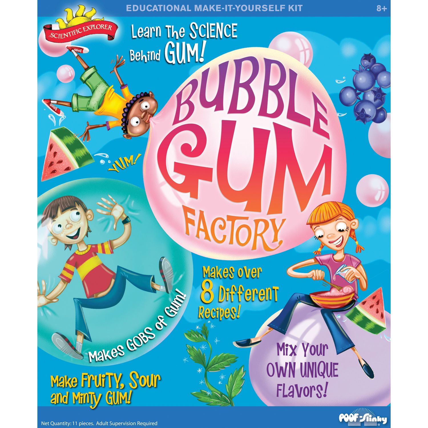 scientific explorer bubble gum factory kit