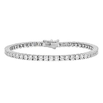Sterling Shimmer Cubic Zirconia Bracelet