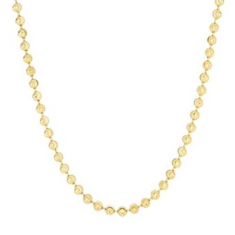Sunkissed Sterling Ball Chain Necklace