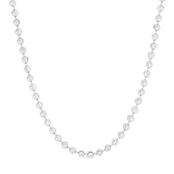 Sunkissed Sterling Ball Chain Necklace