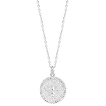 Sunkissed Sterling Cubic Zirconia Phoenix Pendant Necklace