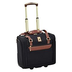 London fog cheap black luggage