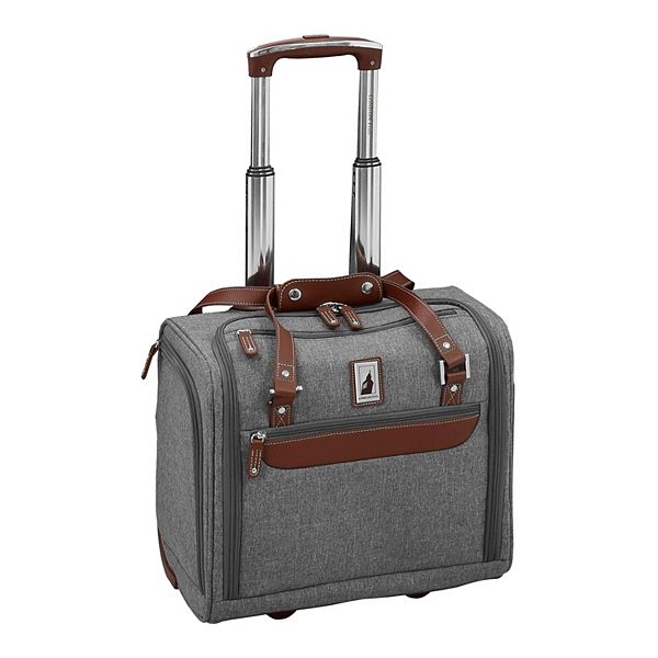 London Fog Westminster 15-Inch Softside Wheeled Under-Seater Luggage - Gray (15 CARRYON)