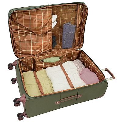 London Fog Westminster 29 Inch Check In Softside Spinner Luggage