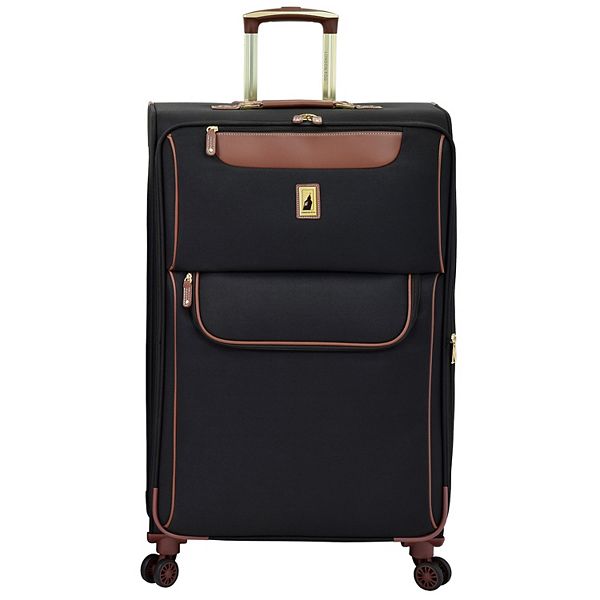 London Fog Westminster 29-Inch Check-In Softside Spinner Luggage - Black