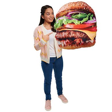 Just Play Seriously Super Sized Cheeseburger Food Plush