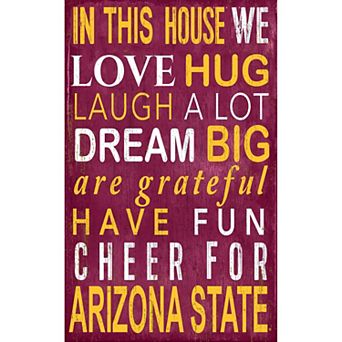Arizona State Sun Devils In This House Wall Décor