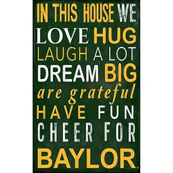 Baylor Bears In This House Wall Décor