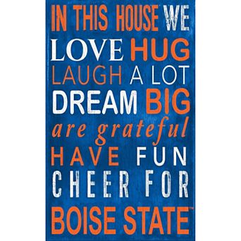 Boise State Broncos In This House Wall Décor