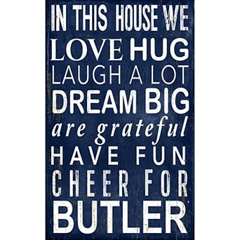 Butler Bulldogs In This House Wall Décor