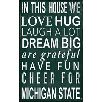Michigan State Spartans In This House Wall Décor