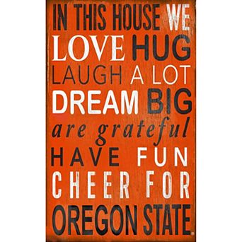 Oregon State Beavers In This House Wall Décor