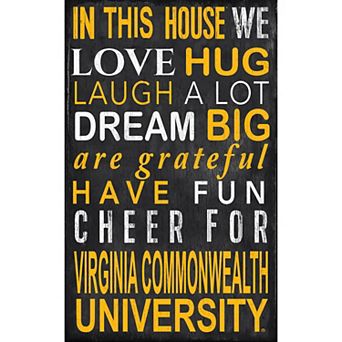 Virginia Commonwealth University In This House Wall Décor