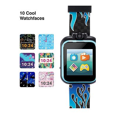 PlayZoom 2 Kids' Smart Watch: Blue Racing Flames