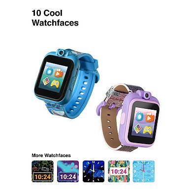 PlayZoom Kids' Blue Multi Shark Smart Watch & Headphones Set