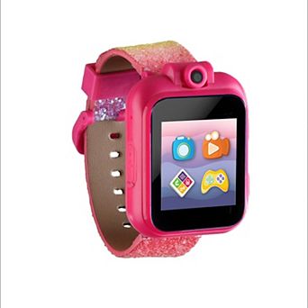 iTouch PlayZoom 2 Kids' Pastel Rainbow Glitter Print Smart Watch