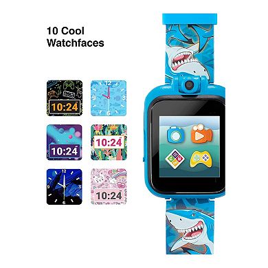 PlayZoom 2 Kids' Blue Shark Print Smart Watch