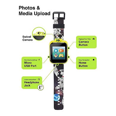 PlayZoom 2 Kids' Astronaut Outer Space Print Smart Watch