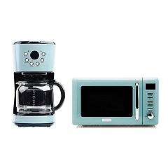 Haden Dorchester 700W Over the Range Compact Home Kitchen Microwave, Stone  Blue