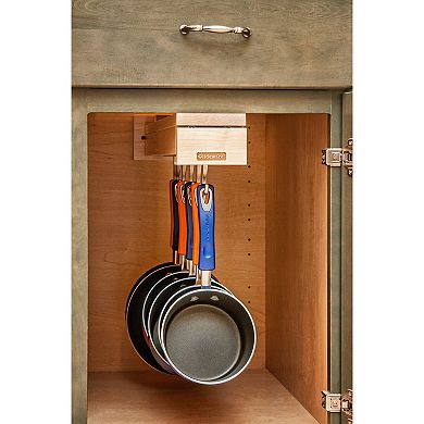 Rev-A-Shelf GLD-W22-SC-7 Pull Out Organizer Hooks with Ball Bearing Slide System