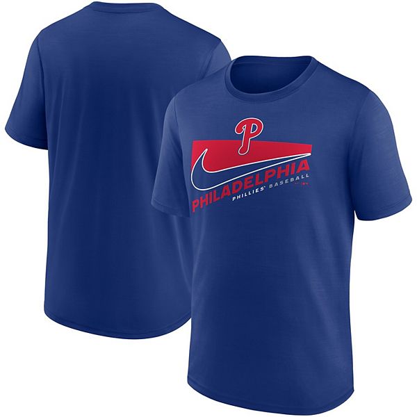 Men's Nike Royal Philadelphia Phillies Swoosh Town Performance T-Shirt