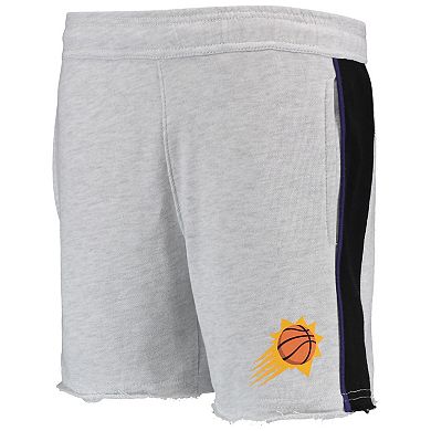 Youth Heathered Gray Phoenix Suns Wingback Shorts