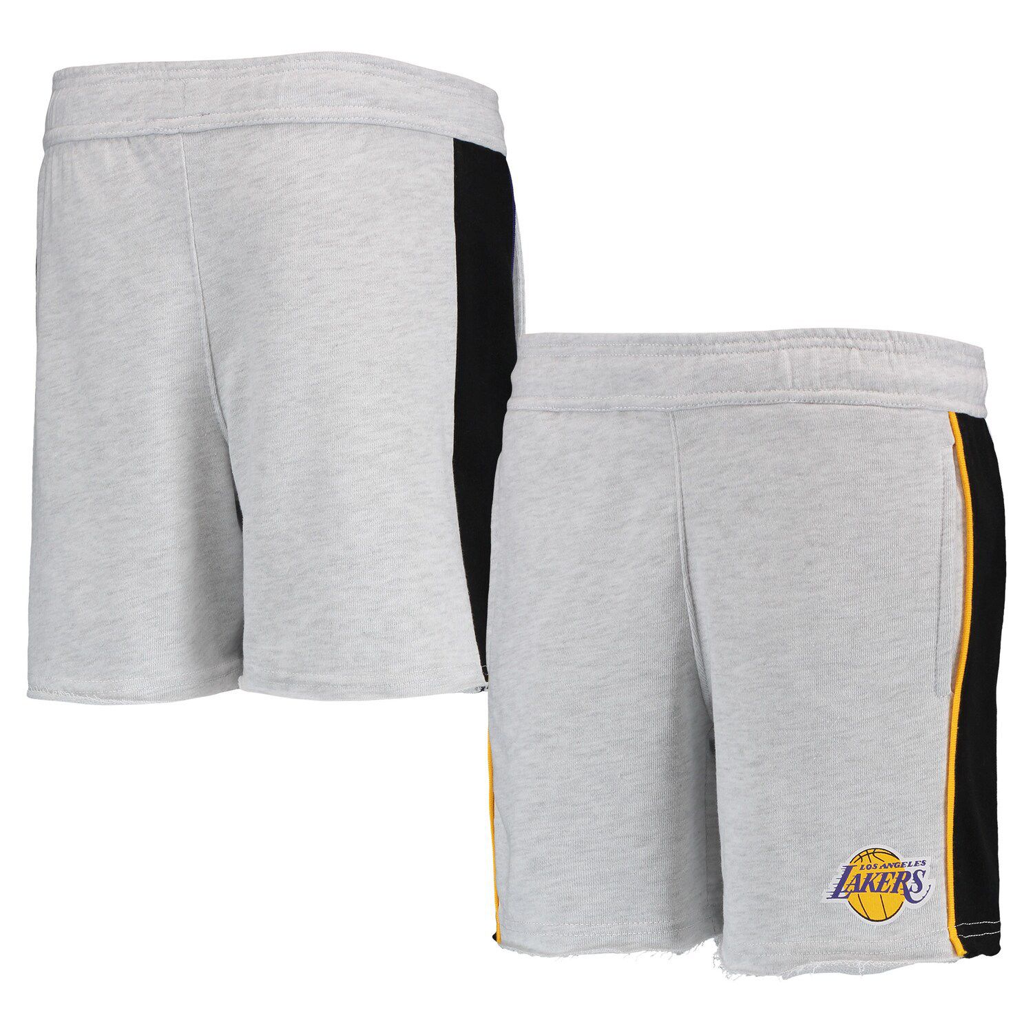 Outerstuff Preschool Pittsburgh Pirates Gold/Heather Gray Groundout Baller Raglan T-Shirt & Shorts Set