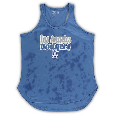 Women's Concepts Sport Royal Los Angeles Dodgers Plus Size Cloud Tank Top & Shorts Sleep Set